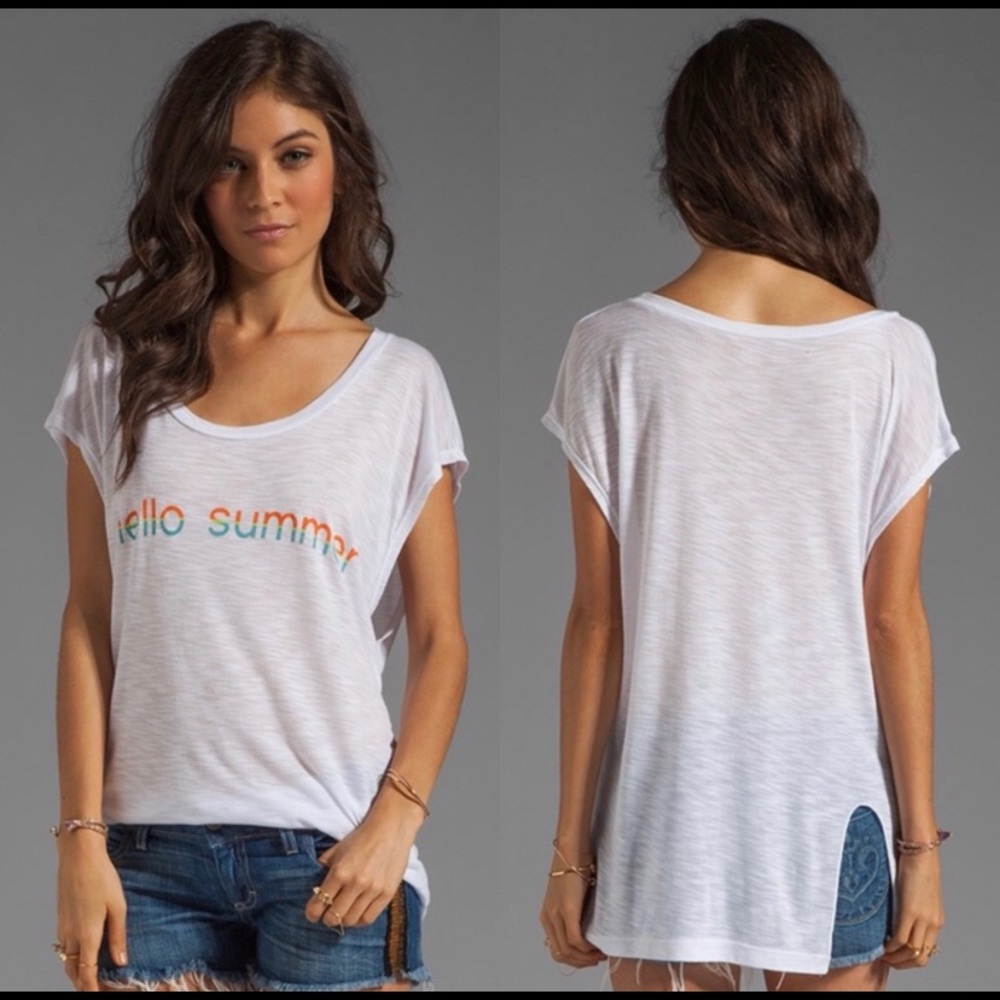BLUE LIFE HELLO SUMMER SHIRT